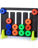 Color and Pattern Matching Montessori Slide Board Puzzle Game for Kids