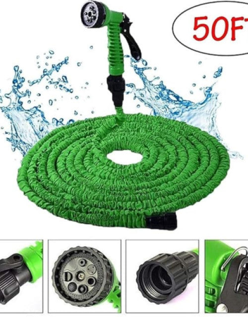 Hose Pipe,50 Foot Hose Pipe Expandable Magic Hose Garden Pipe