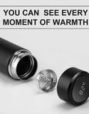 Hot & Cool Smart Vacuum Insulated Thermos Water Bottel With Smart LED Temperature Dispay