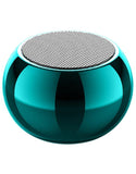 Mini Boost 4 Bluetooth Speaker 4D Mini Electroplating Round Steel Speaker - Multicolor - Pack of 1