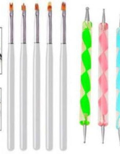 Nail Art Design Painting and Drawing UV Polish Brush Tool Kit